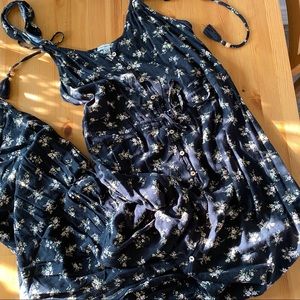 NWOT AEO Floral Button Down Maxi Dress